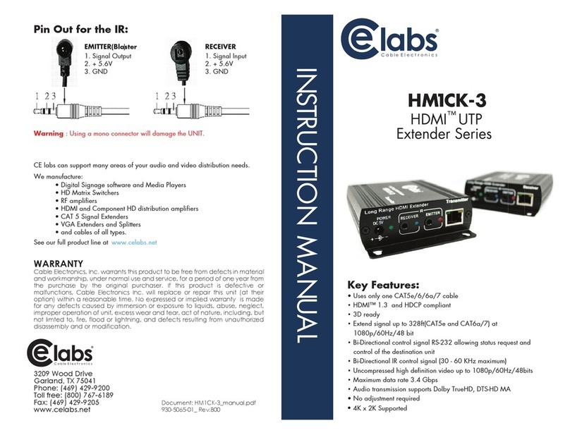 Elabs HM1CK-3 Manual de usuario