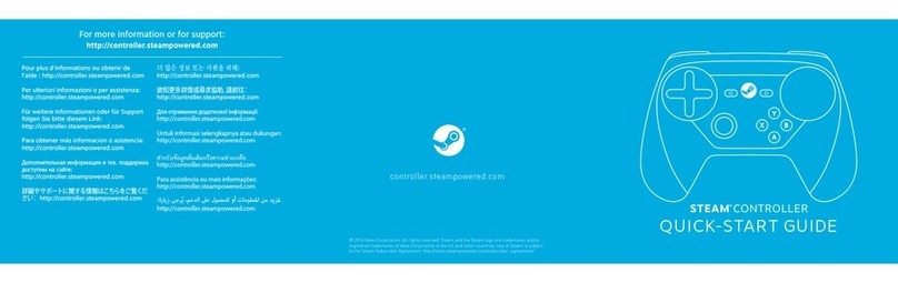 Valve Steam Controller Manual de usuario