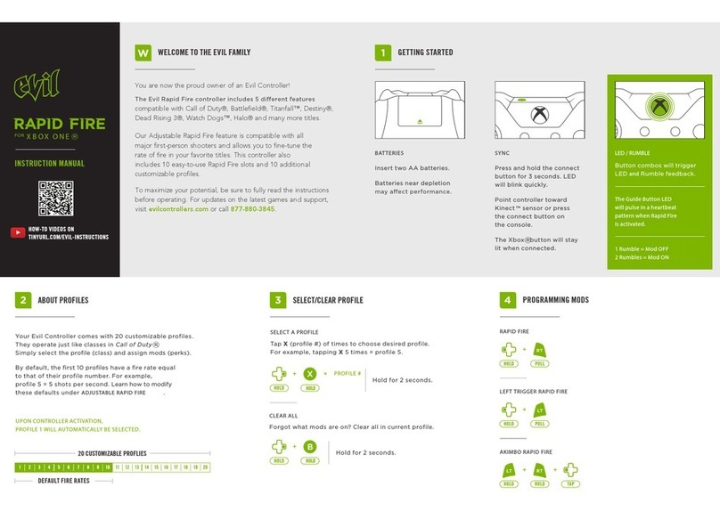 Evil Rapid Fire Manual de usuario