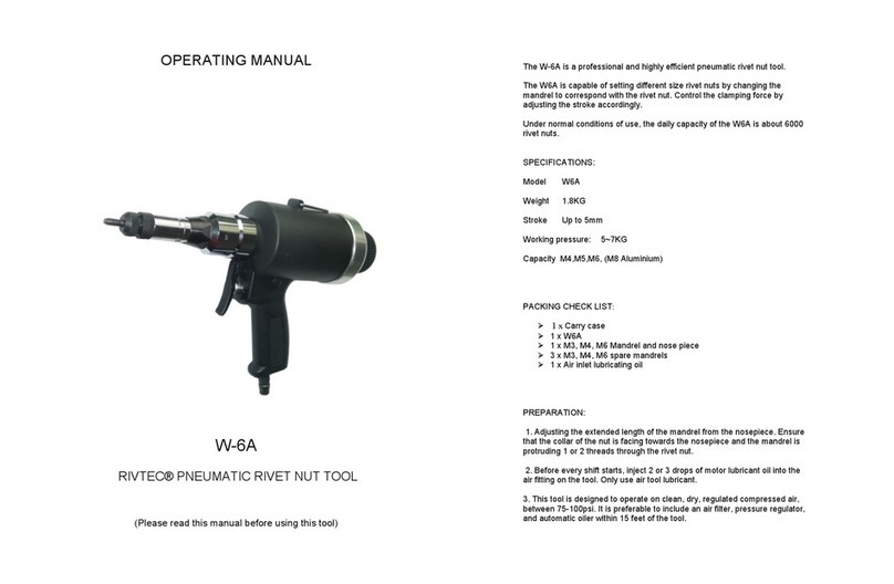 Rivtec W-6A Manual de usuario