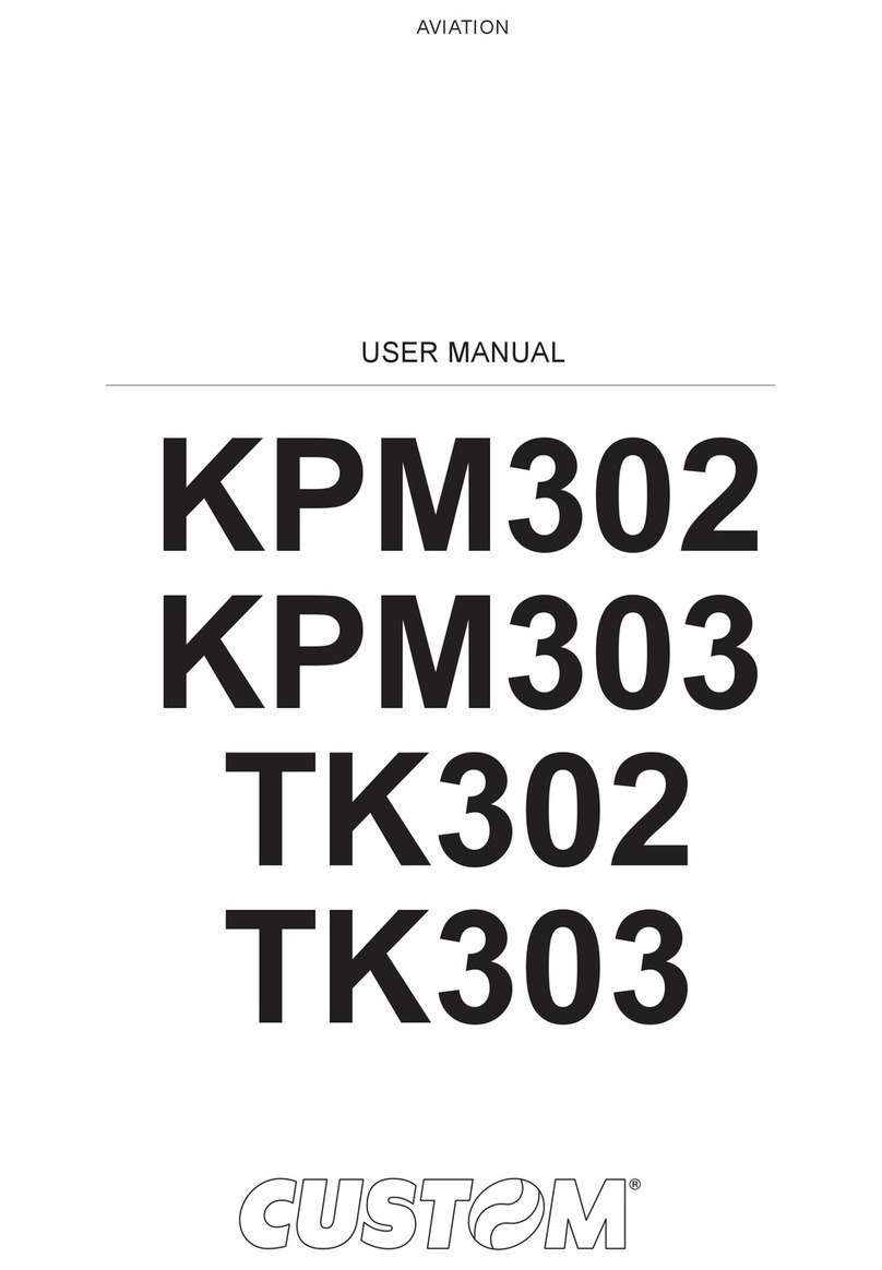 Custom Audio Electronics TK303 Manual de usuario
