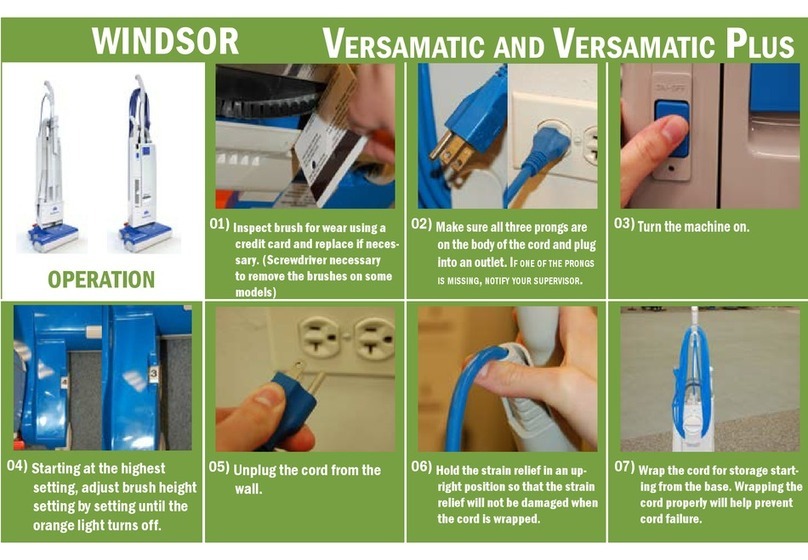 Windsor Versamatic Manual de usuario