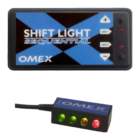 OMEX Shift Light Sequential Guía