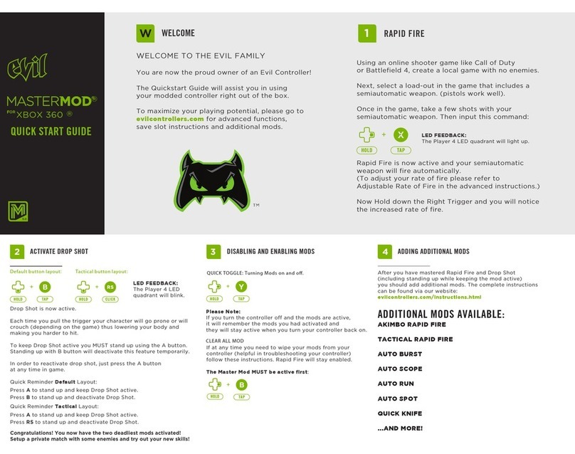 Evil MASTERMOD Manual de usuario