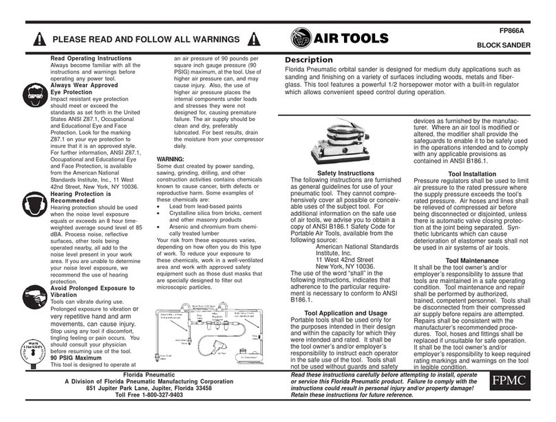 AirTools FP866A Manual de usuario
