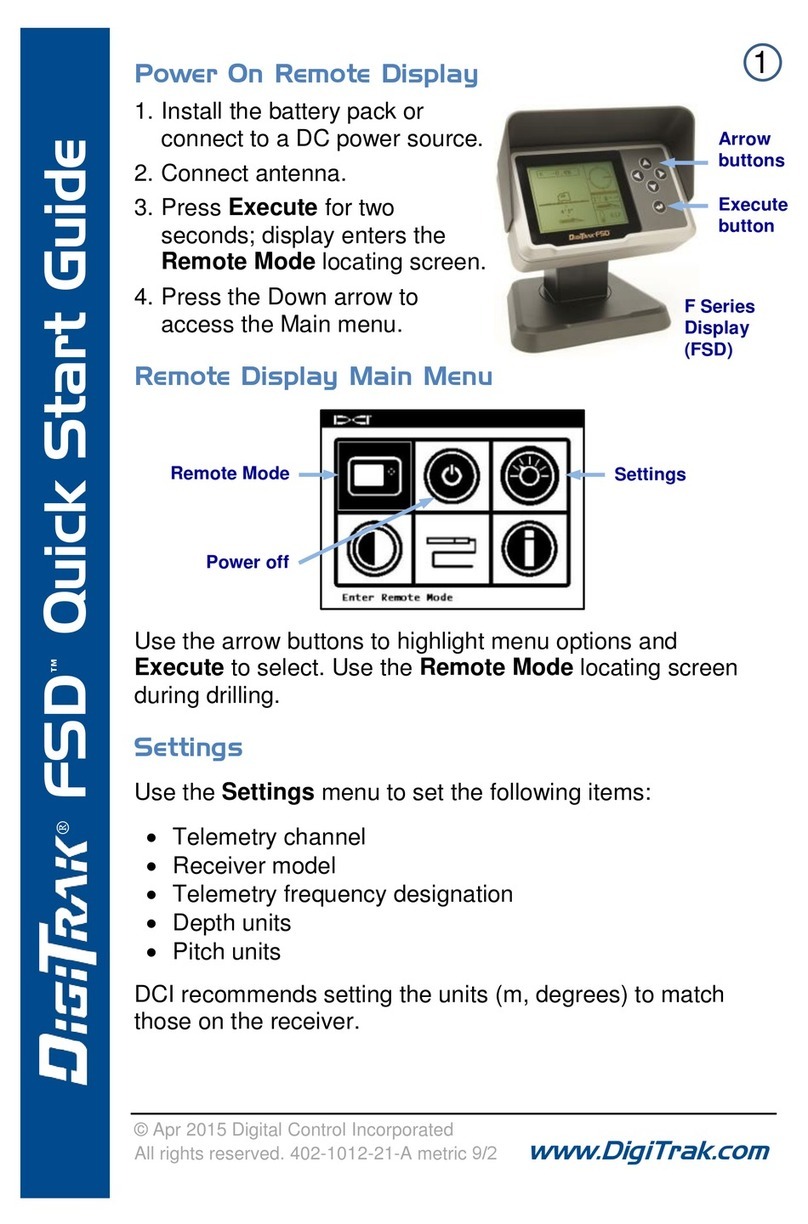 DigiTrak FSD Manual de usuario DigiTrak FSD Manual de usuario