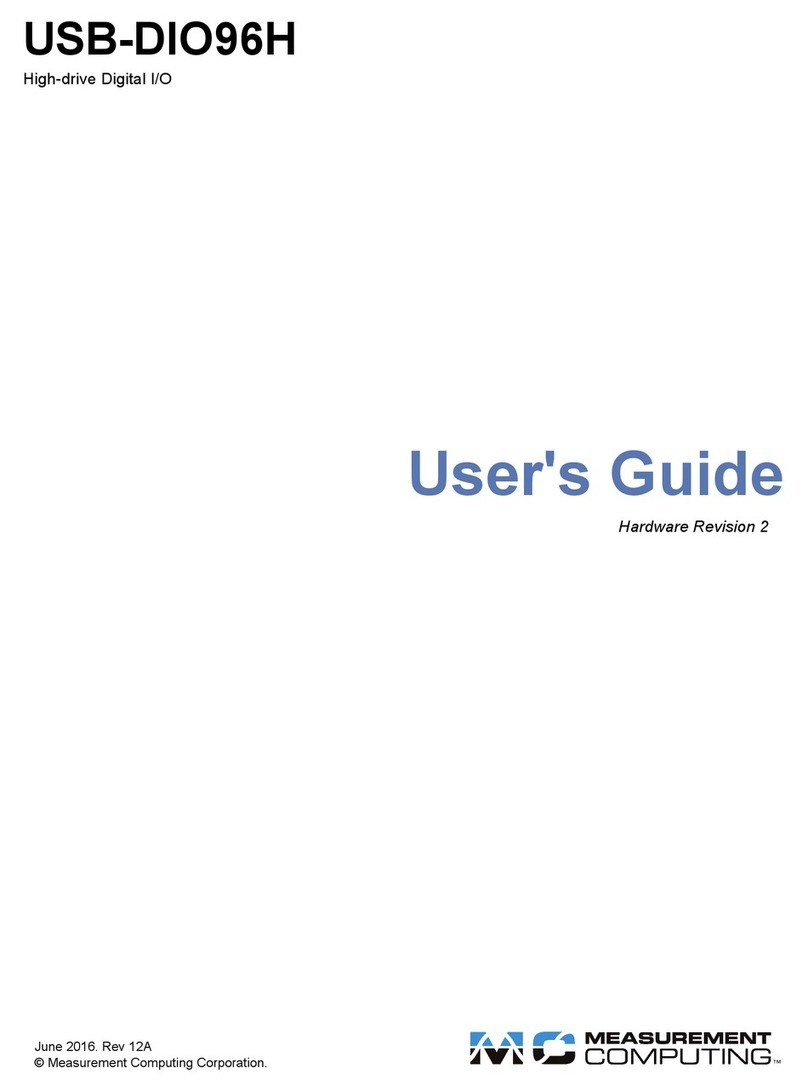 Measurement Computing USB-DIO96H Manual de usuario