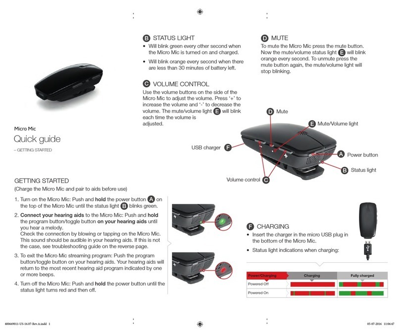 ReSound MICRO MIC Manual de usuario