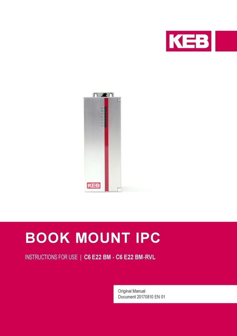 KEBCO C6 E22 BM Manual de usuario