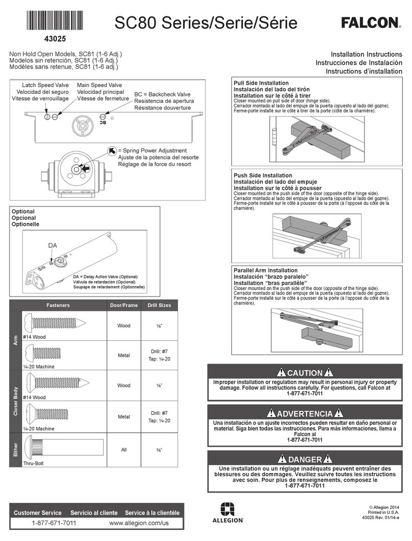 Falcon SC81 Manual de usuario