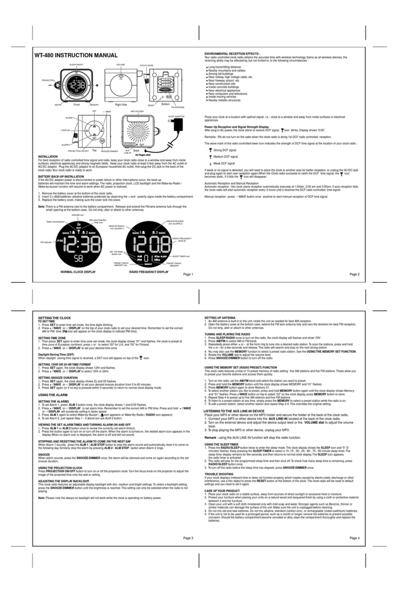 Technoline WT-480 Manual de usuario