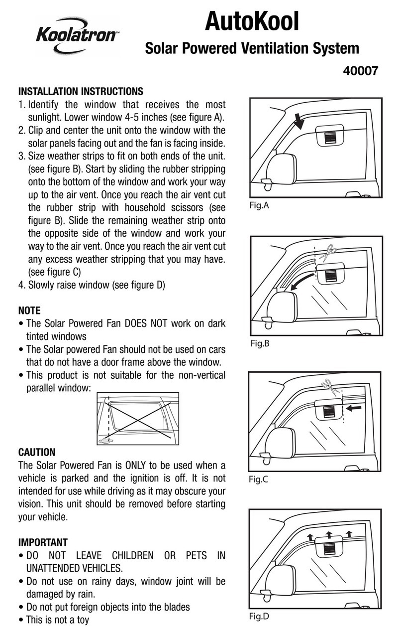 Koolatron AutoKool 40007 Manual de usuario