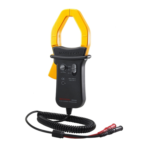 Mastech MS3300 Instrucciones de montaje