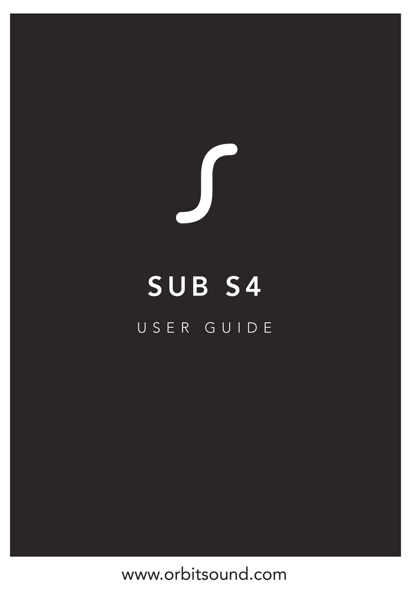 Orbitsound SUB S4 Manual de usuario
