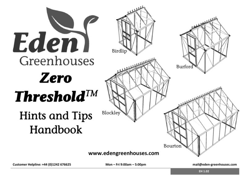 Eden Zero Threshold Birdlip Manual de usuario