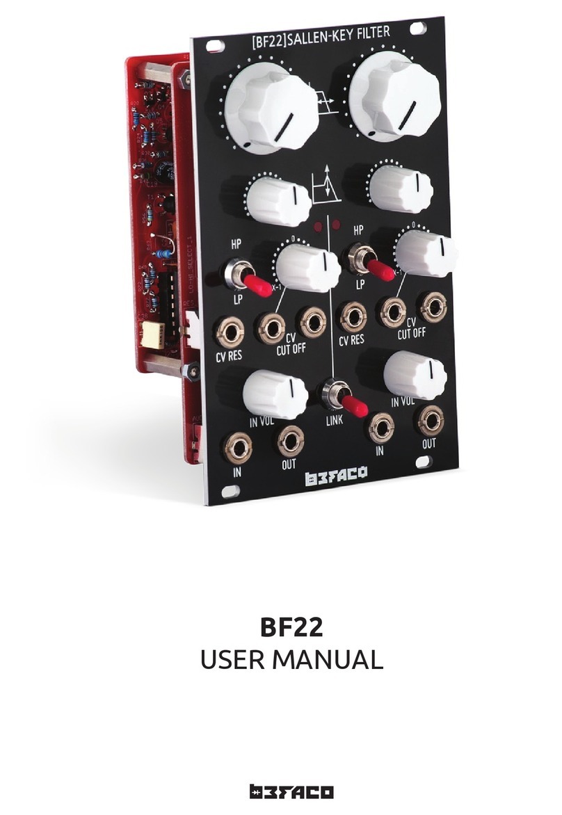 Befaco BF22 Manual de usuario Befaco BF22 Manual de usuario