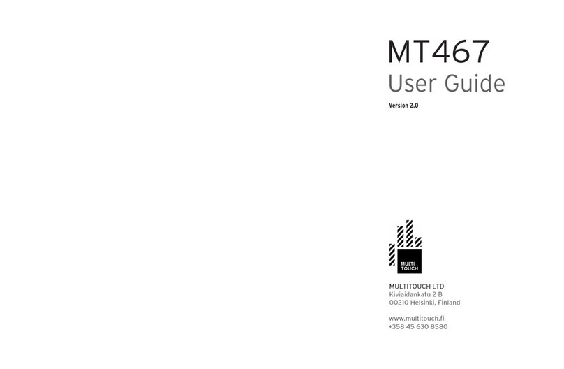 MultiTouch MT467 Manual de usuario