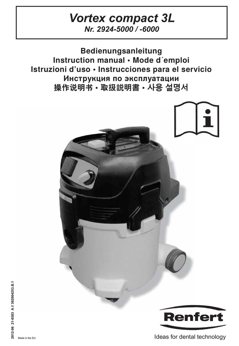 Renfert Vortex compact 3L Manual de usuario Renfert Vortex compact 3L Manual de usuario