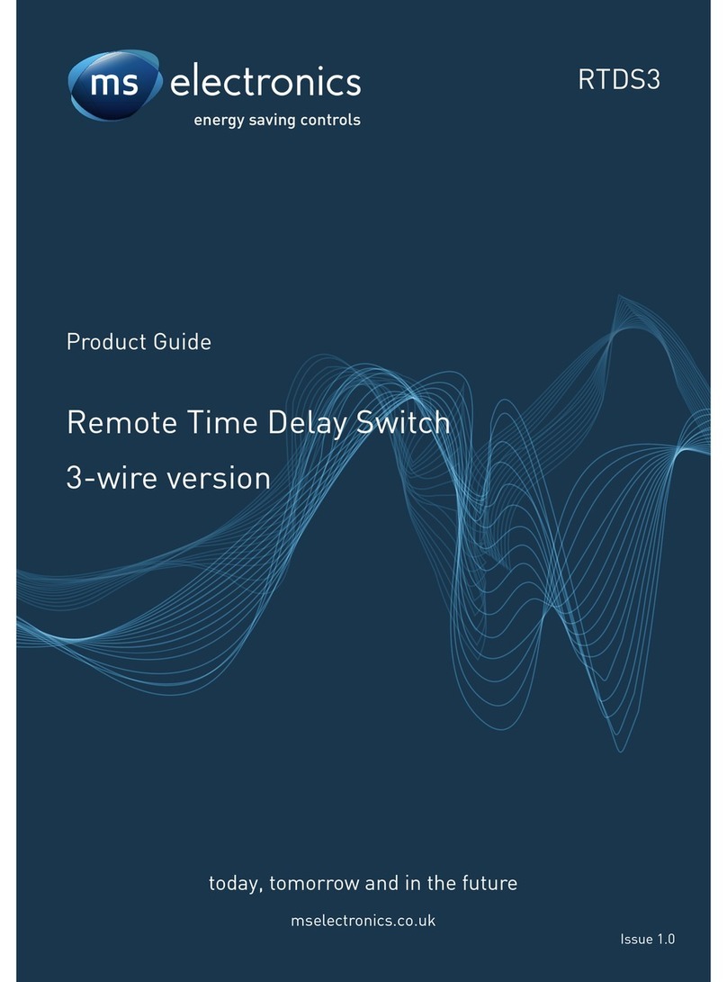 MS Electronics RTDS3 Manual de usuario