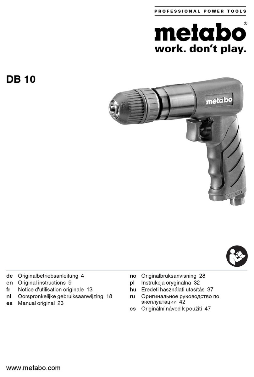 Metabo DB 10 Manual de usuario