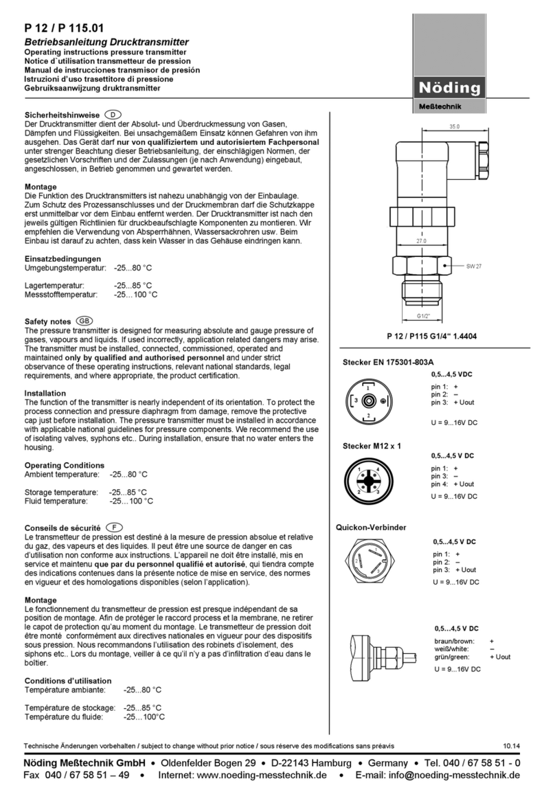 Noding P 12 Manual de usuario