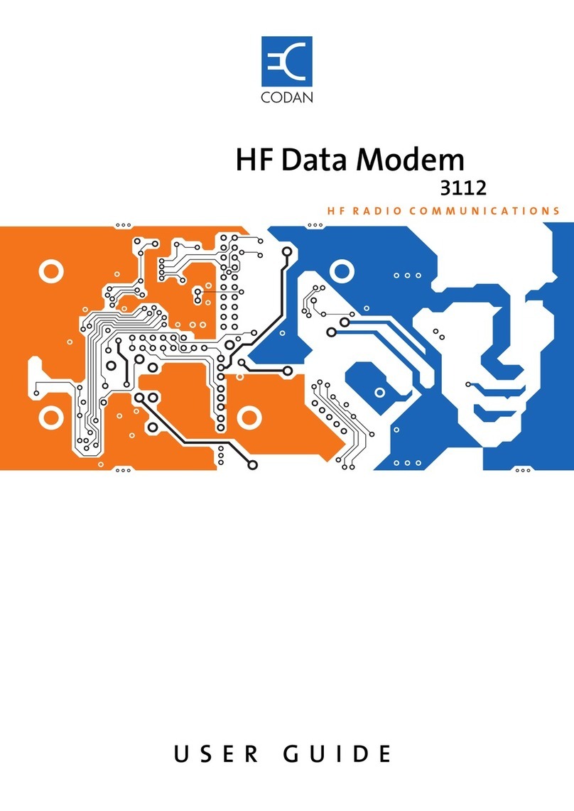 Codan 3112 Manual de usuario