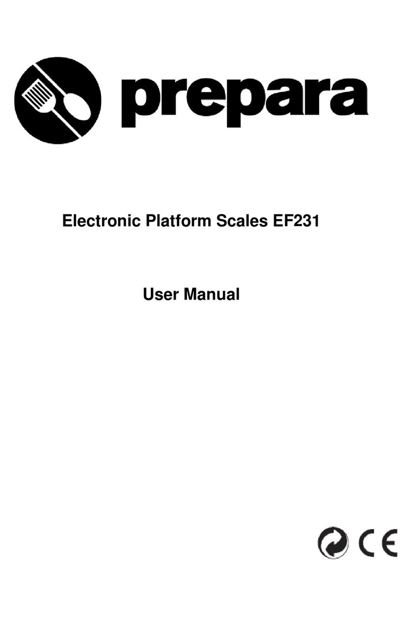 Prepara EF231 Manual de usuario