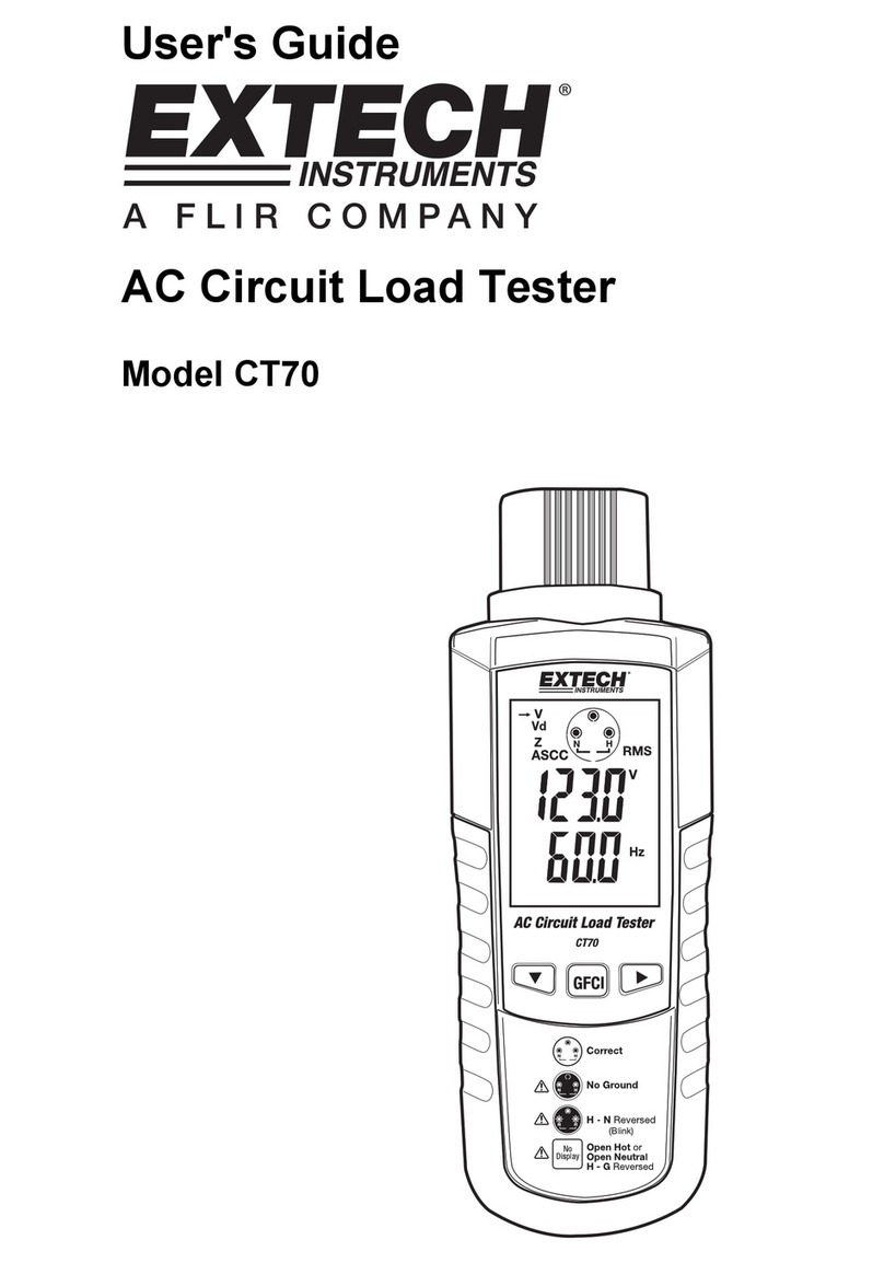 Extech Instruments CT70 Manual de usuario