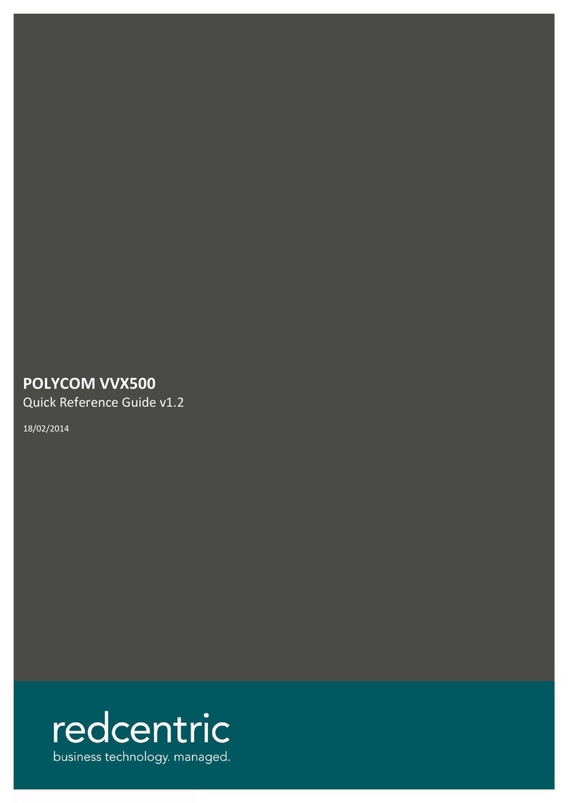 Polycom Integra VVX 500 Manual de usuario