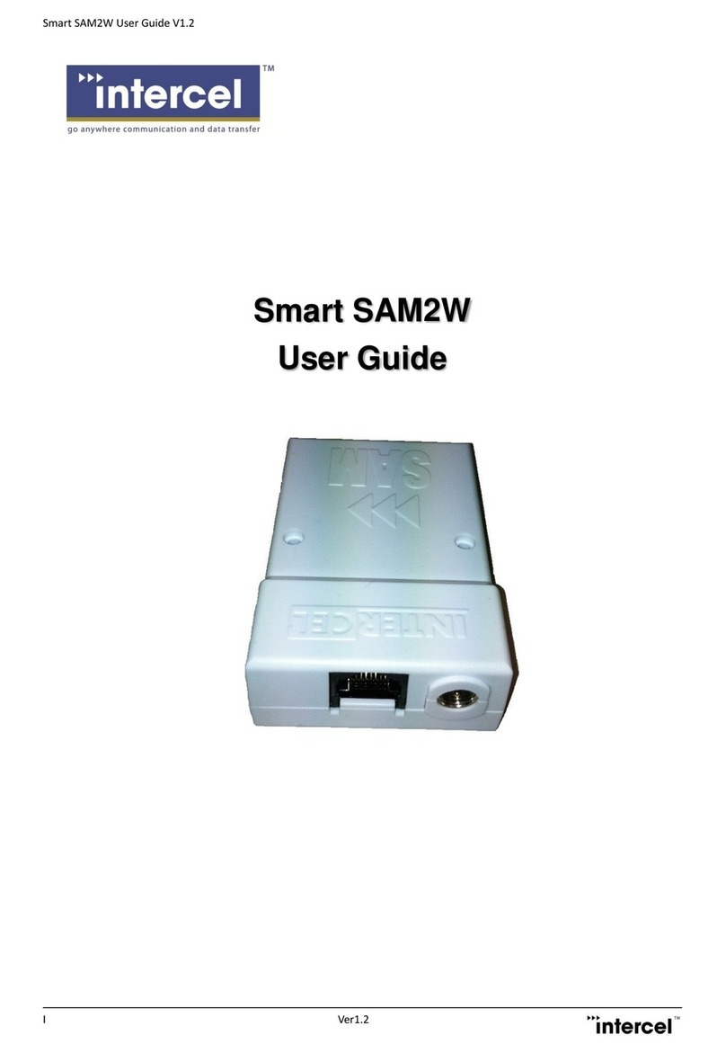 Intercel Smart SAM2W Manual de usuario