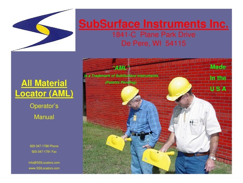 SubSurface Instruments AML Manual de usuario