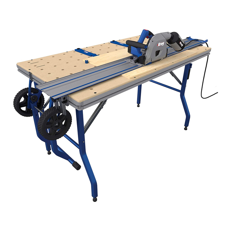 Kreg Adaptive Cutting System Project Table Kit Manual de usuario Kreg Adaptive Cutting System Project Table Kit Manual de usuario