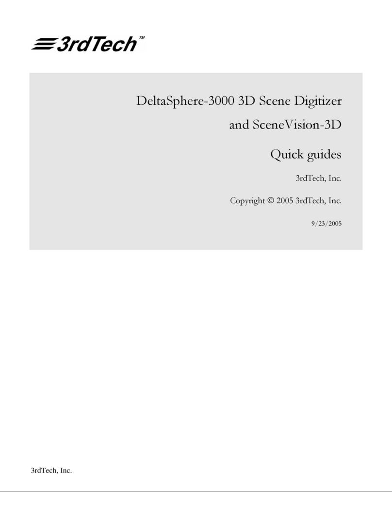 3rdTech DeltaSphere-3000 Manual de usuario
