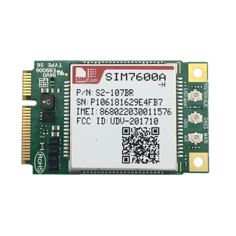 SIMCom Wireless Solutions SIM7600A-H Manual de usuario