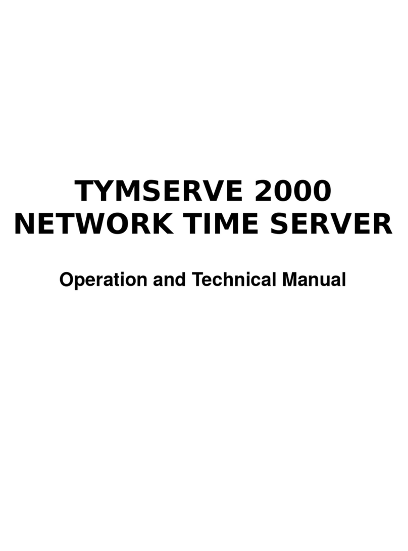 Datum TYMSERVE 2000 Manual de usuario