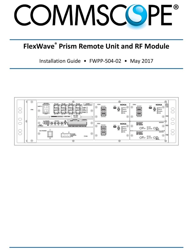 CommScope FlexWave Manual de usuario