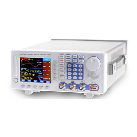 PeakTech 4035 Manual de usuario