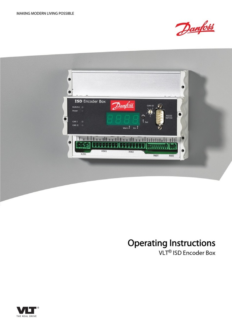Danfoss ISD Encoder Box Manual de usuario