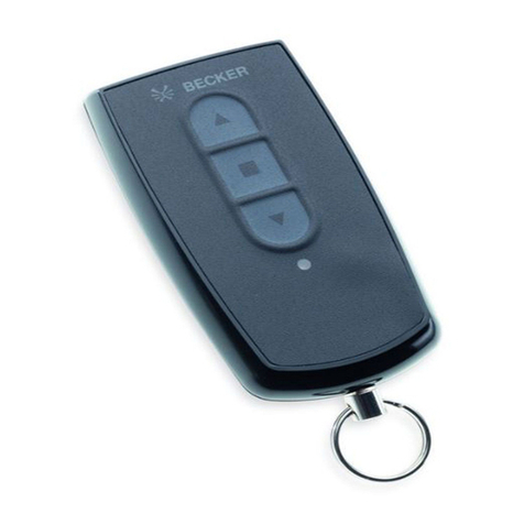 Becker Centronic EasyControl EC141-II Manual de usuario