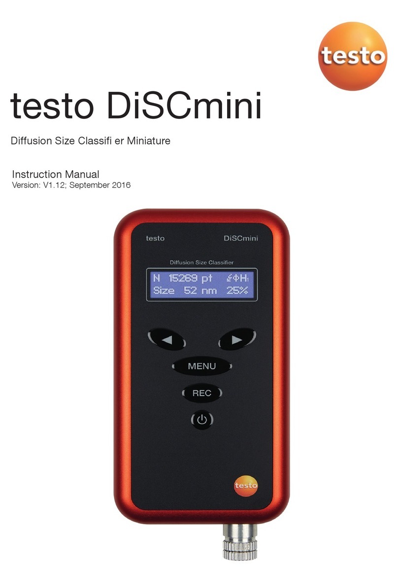 TESTO DiSCmini Manual de usuario