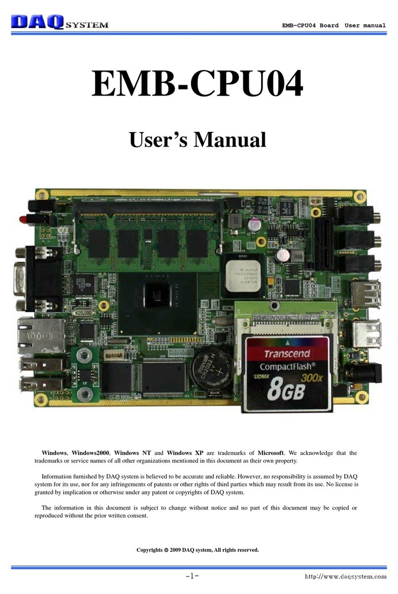 DAQ system EMB-CPU04 Manual de usuario DAQ system EMB-CPU04 Manual de usuario
