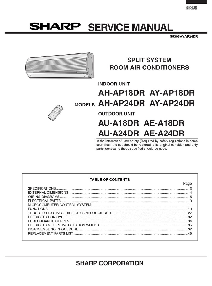Sharp AH-AP18DR Manual de usuario