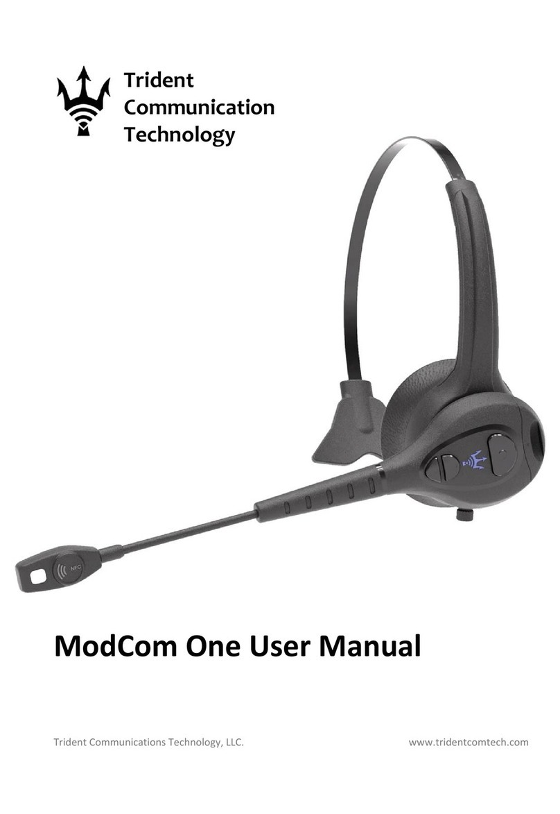 Trident ModCom One Manual de usuario Trident ModCom One Manual de usuario