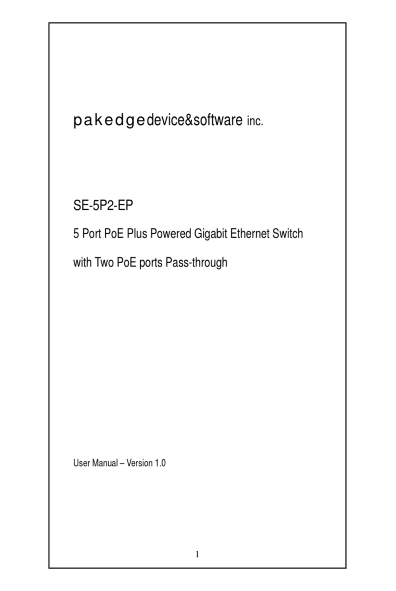 Pakedge Device & Software SE-5P2-EP Manual de usuario