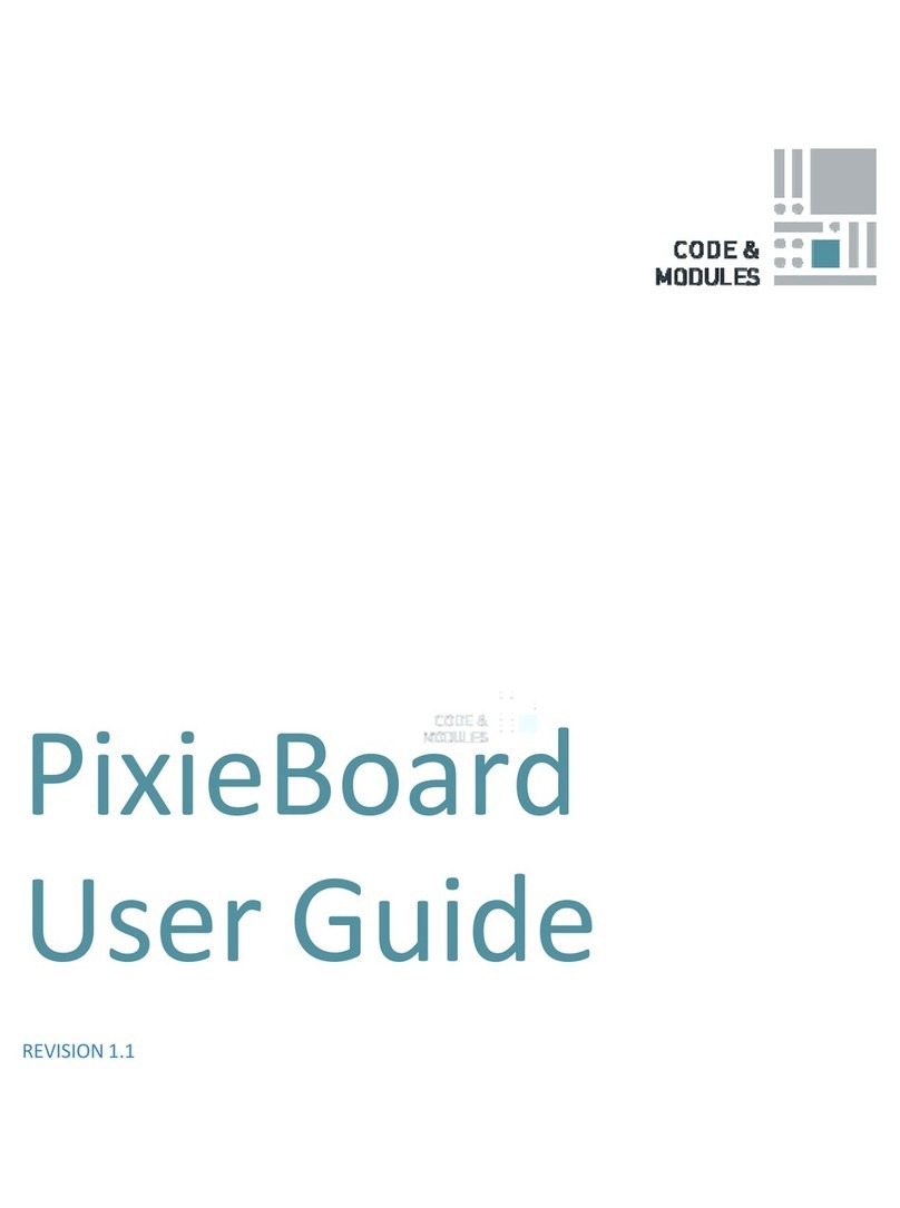 Code & Modules PixieBoard Manual de usuario