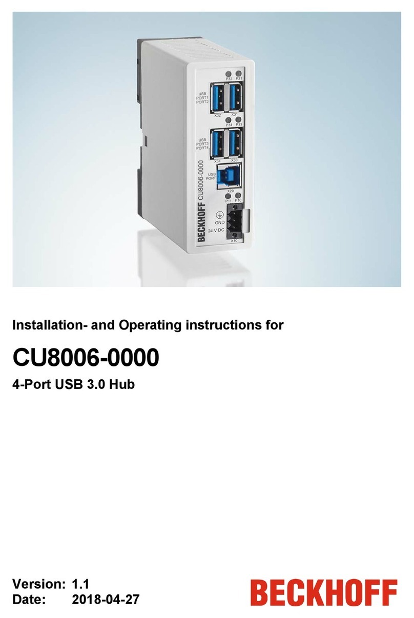 Beckhoff CU8006-0000 Manual de usuario