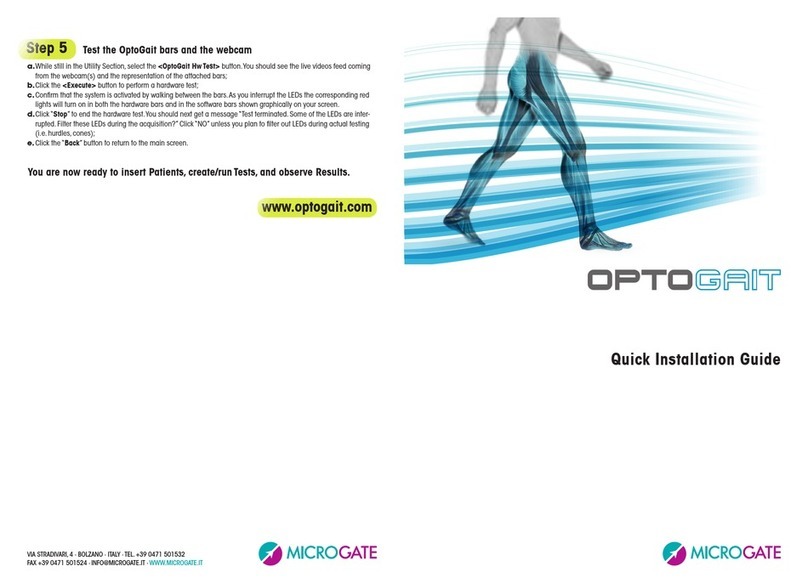 Microgate Optogate Manual de usuario