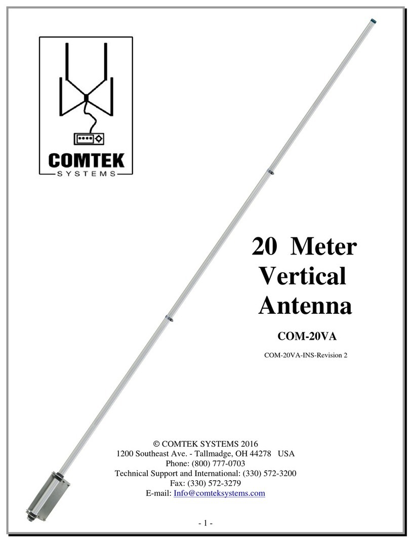 Comtek COM-20VA Manual de usuario