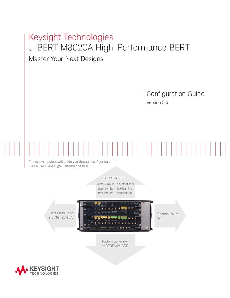 Keysight Technologies J-BERT M8020A Manual de usuario Keysight Technologies J-BERT M8020A Manual de usuario