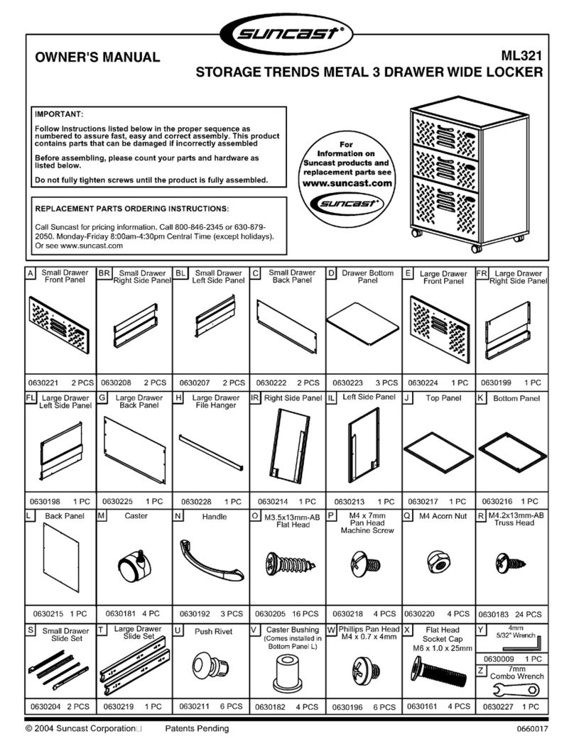 Suncast ML321 Manual de usuario